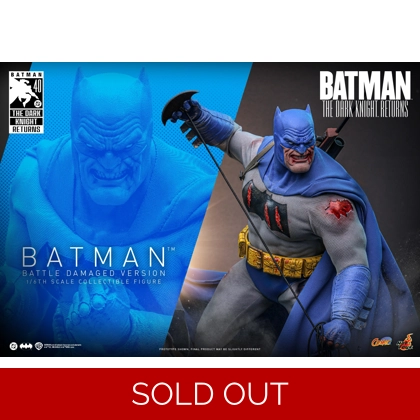 Hot Toys – Batman: The Dark Knight Returns - 1/6th scale Batman™ (Battle Damaged Version)